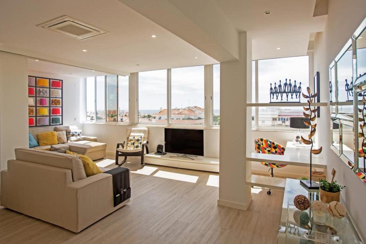 Magnificent 1 Bedroom Apartment With Views Over The Ocean Costa da Caparica Exterior photo